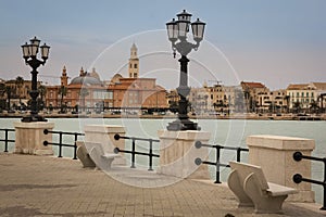 Lungomare Imperatore Augusto. Bari. Apulia or Puglia. Italy