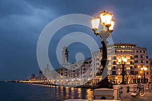 Lungomare Nazario Sauro. Bari. Apulia or Puglia. Italy