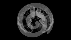 Lungs of the Earth. Tree in the shape of Lungs. Eco Concept