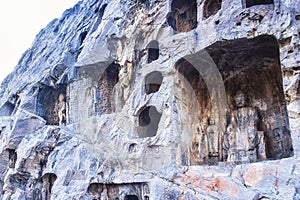 Longmen Grottoes ,one of the finest examples of Chinese Buddhis