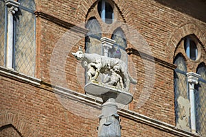 Lupa Senese - Symbol of Siena, Italy