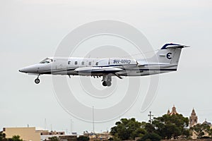 Private Learjet business jet