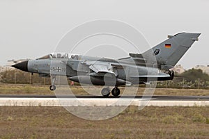 Luqa, Malta, 25 September 2014: German Tornado.