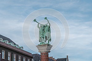 Lur Blowers Monument Column - Copenhagen, Denmark