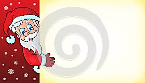 Lurking Santa Claus with copyspace 3