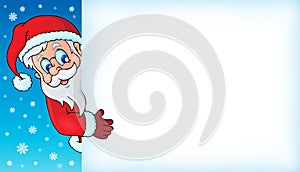 Lurking Santa Claus with copyspace 4