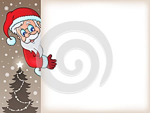 Lurking Santa Claus with copyspace 5