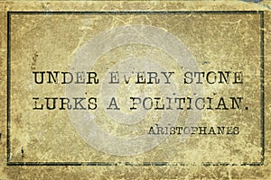 Lurks politician Aristophanes