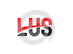 LUS Letter Initial Logo Design photo