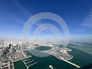 Lusail City panoramic view