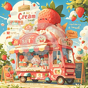 Luscious Ice Cream Van: A Summer Treat Delight!