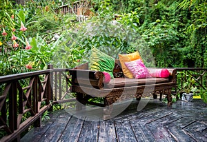 Lush Backyard Patio