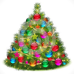 Lush Christmas tree image