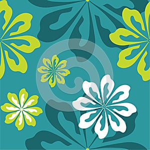 Lush floral pattern - vacation mood