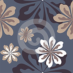 Lush floral seamless pattern