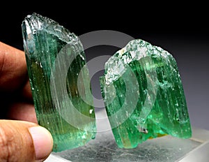 Lush Green hiddenite Var Spodumene Kunzite Crystal