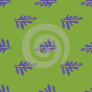 Lush green leaves and exotic plants in a seamless pattern