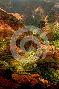 Lush Island of Kauai Hawaii Waimea Canyon