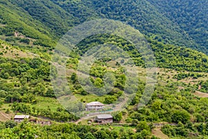 Lush landscape near Haghpat in Armen