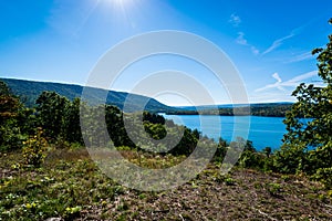 Lush Vegetation Around Raystown Lake, in Pennsylvania During Sum