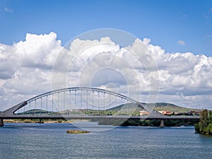 Lusitania Road Bridge in Merida, Spain