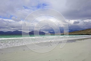 Luskentyre Beach on the Isle of Harris in Scotland