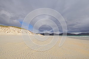 Luskentyre Beach on the Isle of Harris in Scotland