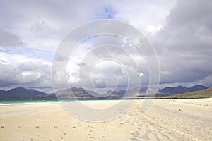 Luskentyre Beach on the Isle of Harris in Scotland