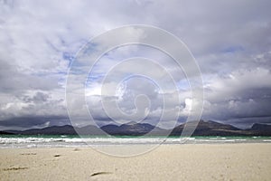 Luskentyre Beach on the Isle of Harris in Scotland