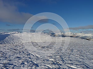 The Luss Hills in winter, Scotland