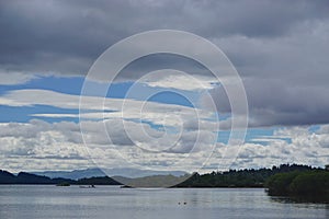 Luss, Scotland: View of Loch Lomond