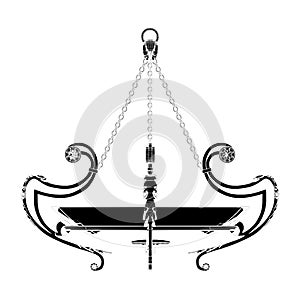 Luster Chandelier Vector 04