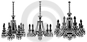 Luster Chandelier Vector 18