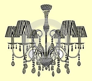 Luster Chandelier Vector