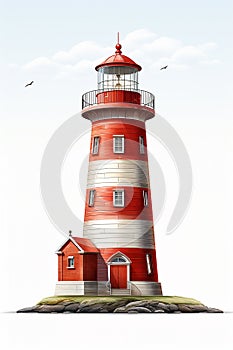 lustration Design Creativity Background lighthouse