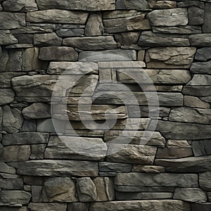 Lustrous Medieval Stacked Stone Texture - Ultra Realistic