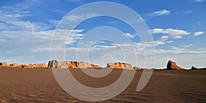 The Lut Desert locate near Kerman, Iran photo