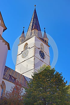 The Lutheran Cathedral of Saint Mary in Sibiu, Transylvania, Romania
