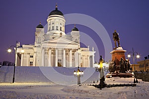 Lutheran Cathedral - winter morning photo