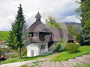 Luteránský kostel v obci Istebne, Slovensko.