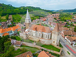 The Lutheran fortified church of Mosna in Romania