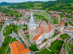 The Lutheran fortified church of Mosna in Romania