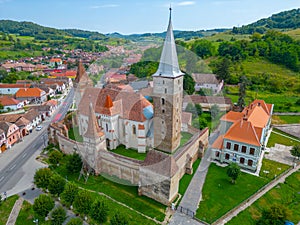 The Lutheran fortified church of Mosna in Romania