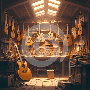 Luthier's Workshop: Crafted Guitars & Tools