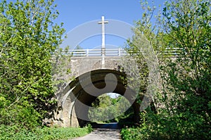 Lutyen`s Arch over Pilgrims ` Way, Compton, Surrey