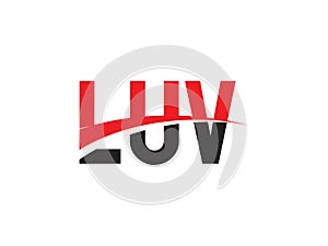 LUV Letter Initial Logo Design