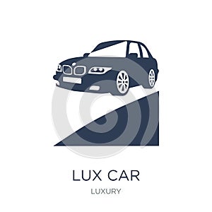 lux Car icon. Trendy flat vector lux Car icon on white background from Luxury collection