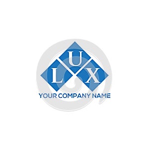 LUX letter logo design on white background. LUX creative initials letter logo concept. LUX letter design.LUX letter logo design on