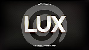 Lux Text Effect, Editable Text Effect photo