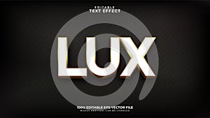 Lux Text Effect, Editable Text Effect